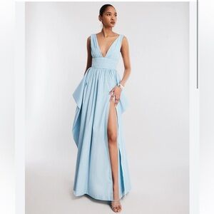 BCBGMaxAzria Light Blue Maxi Dress
